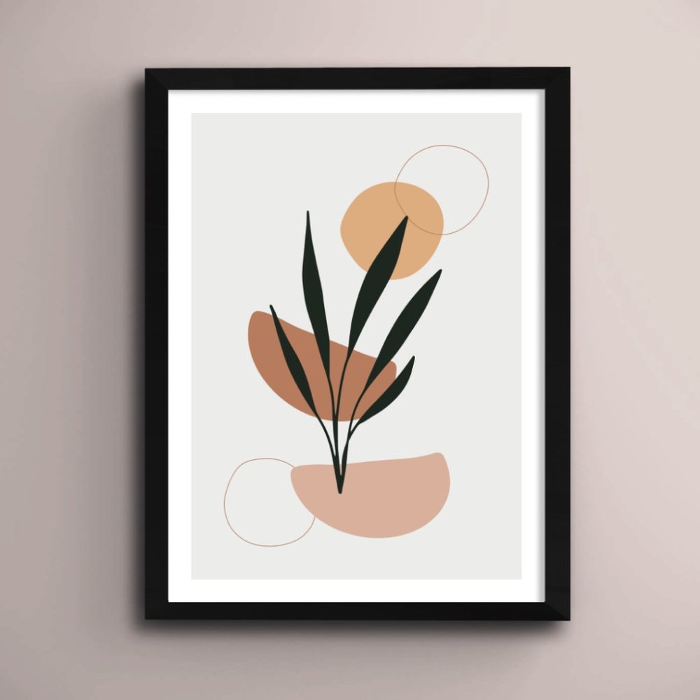 Modern Minimalist Abstract Boho Wall Art Print Home Decor [No Frame]